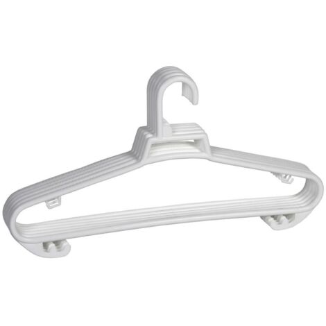 COFAN pack de 6 perchas blancas  38 x18 cm , Lote de 6 Perchas Modelo Oslo. Es un producto de calidad para colgar prendas delicadas con forma redondeada, evitando adoptar formas in