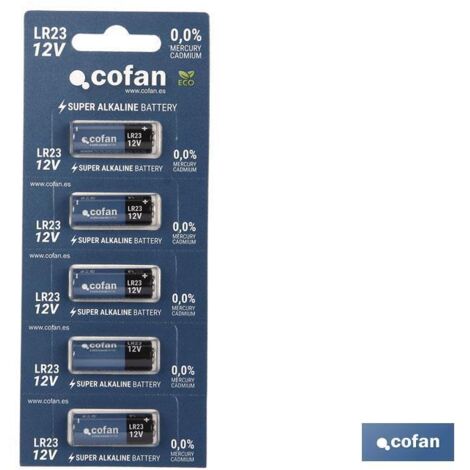 COFAN PILA ALCALINA LR23/23A 12V MANDO DISTANCIA 12V (BLISTER 1U.