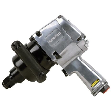 COFAN pistola impacto 1 , Pistola de impacto con cuadradillo de 1 pulgada con regulador de par de apriete de 5 posiciones. Gatillo sensibilizado para una exacta regulación de revol