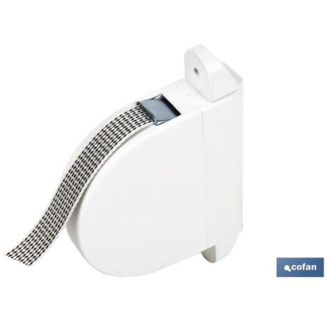 COFAN recogedor abatible persiana gris 6mx20 mm , Recogedor para persiana abatible. Fabricado en PVC de alta calidad para ofrecer una gran resistencia y durabilidad. La cinta incor