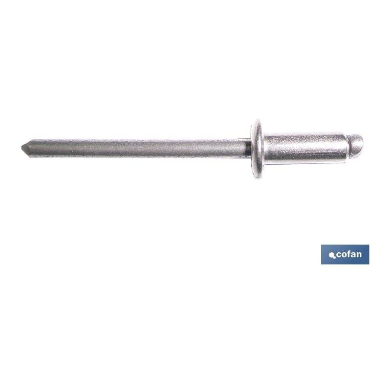 

PLIMPO remaches acero inox a-2 4.0 x 12 mm caja 1000 unid.