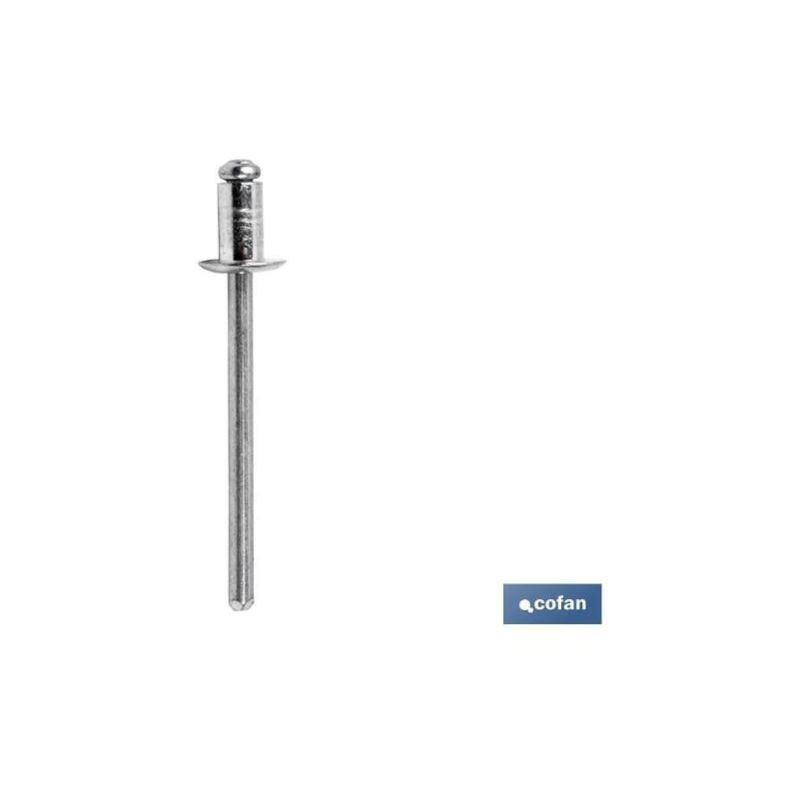 

PLIMPO remaches aluminio normal 6,4 x 26 mm caja 250 unid.