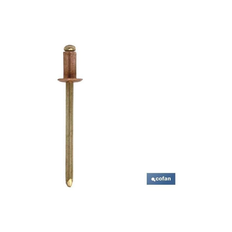 

PLIMPO remache cobre-bronce 3,2x07 caja 1000 unid.