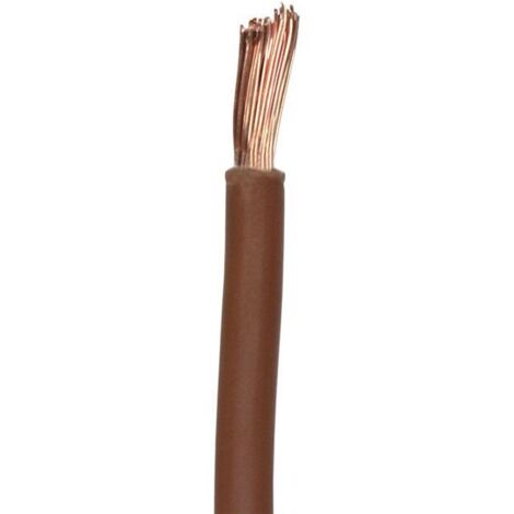 COFAN rollo cable h07v-k 1x1,5mm2 marrón (100m) , Rollo de 100 metros de cable eléctrico H07V-K. Disponible en color marrón, con secciones desde 1,5 mm2 hasta 6 mm2.