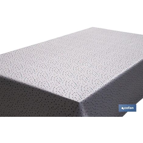 COFAN rollo mantel antimanchas 1,40 x 25m 50% alg/50% pvc.puntos