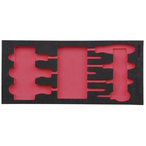 COFAN separador espuma (1/3 cajon) dest. plano , Separador espuma destornilladores planos (1/3 cajón) Ideal para optimizar y organizar su espacio de almacenamiento de herramientas.