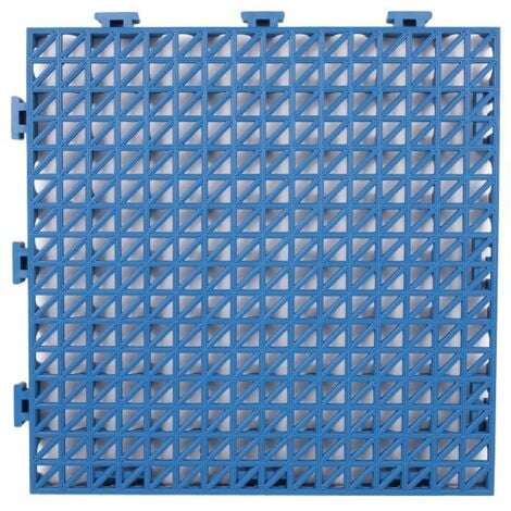 COFAN set de 4 uds. loseta alveolada azul de pvc 33 x 33 x 2 cm