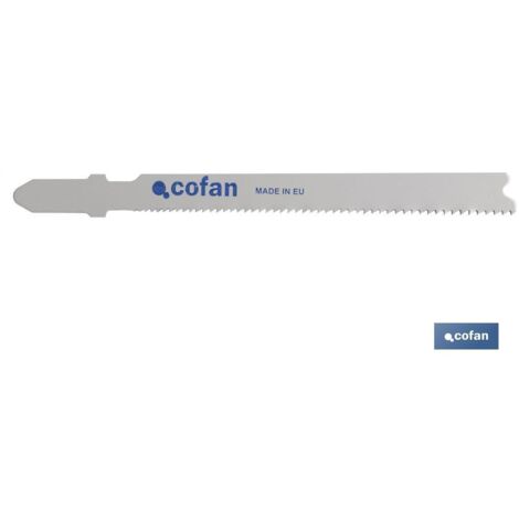 COFAN sierra calar (5pcs) t118a hss 67x1,1 - 1,5 metal , Sierra de calar modelo especial para metales (5 pcs). Sierra de calar para corte en Metales.