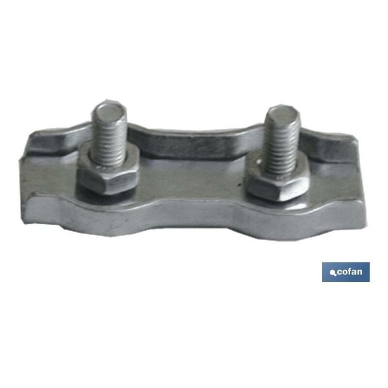 

PLIMPO sujetacables planos doble m-3 caja 100 unid.