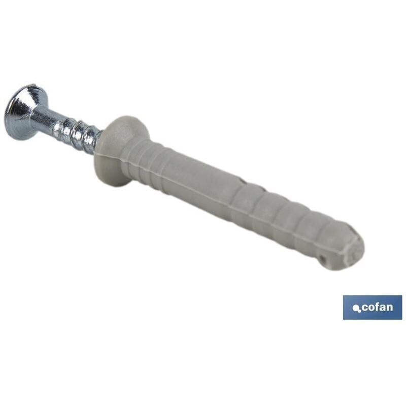 

PLIMPO taco golpe collarin avellanado 6x40 caja 100 unid.