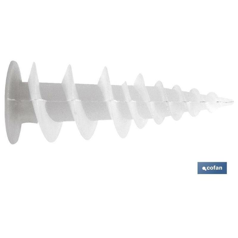 

PLIMPO taco nylon 6x37 p/placas c/tornillo 4,5x40 caja 250 unid.