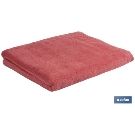 COFAN toalla baño coral gr.580/m2 modelo jamaica 100x150cm , Toalla de baño en color Coral. Modelo Jamaica. Disponibles también la de tocador, ducha, lavabo y la alfombra de baño.