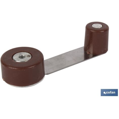 COFAN tope retenedor giratorio marrón venta unitaria , Tope Retenedor Giratorio