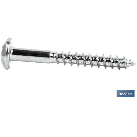COFAN tornillo inviolable torx30 m-7x50   caja 100 unid. , Tornillo inviolable Torx 30 en acero especial endurecido Colocación por percusión, tapón de Zamak incluidos. Medidas desd