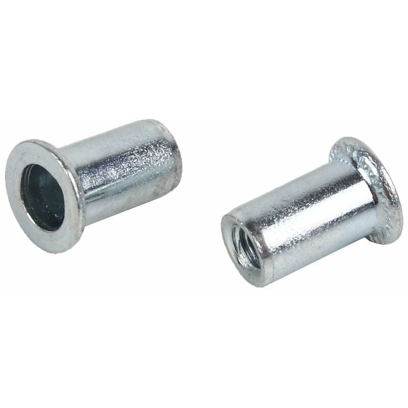 

Tuercas Remachables Acero Cabeza Ancha L mm:13 Diametro Rosca [m/m]:M - 5 Caja de 100 unidades