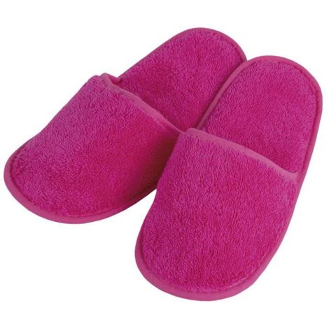 COFAN zapatillas baño fucsia modelo primavera talla.m , Zapatillas para baño en color fucsia. Están fabricadas de 100% algodón de muy buena calidad, con un gramaje de 500 g/m².  So