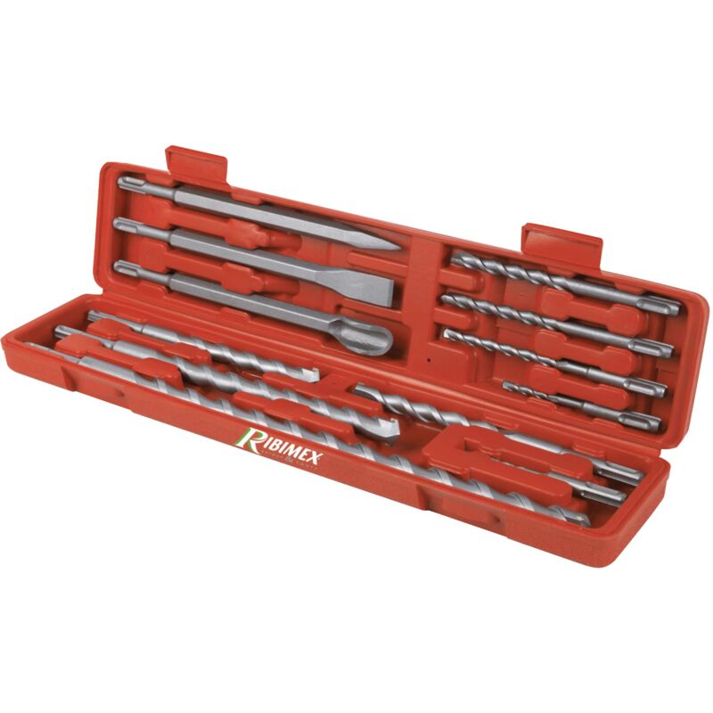 Ribimex PR12SDS Cofanetto 12 punte sds, 12 Pezzi