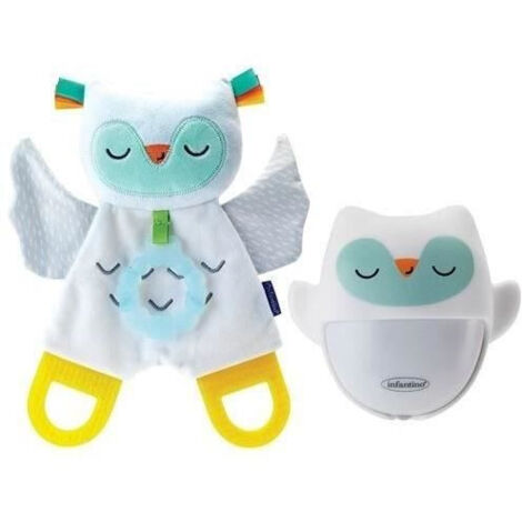 Cofanetto regalo - INFANTINO - 302036 - Luce notturna e Gufo in peluche luminescente