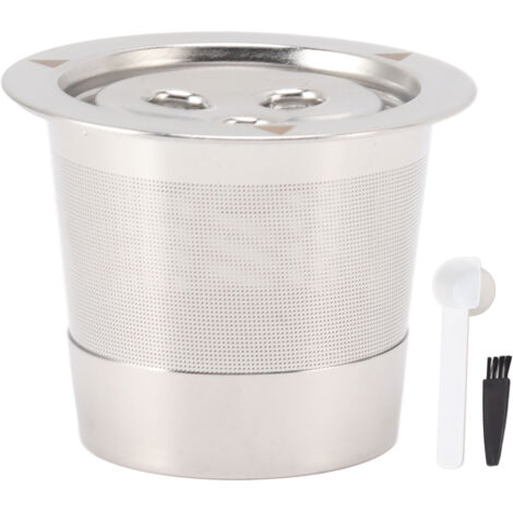 Coffee Capsule Filter Reusable Refillable Stainless Steel 3 Hole Coffee Capsule Cup