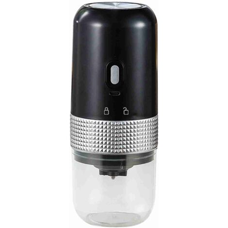 Coffee Grinder Adjustable Grinding Auto Stop USB Rechargeable Electric Coffee Bean Grinder for Household