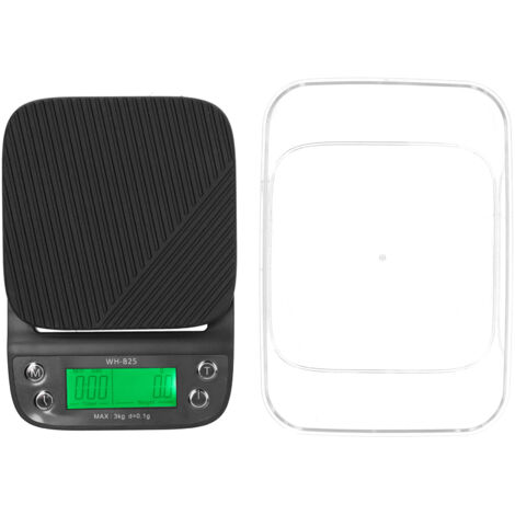 Coffee Kitchen Scale with Timer Food Baking 3KG Maximum Load LED Display Electronic Timing