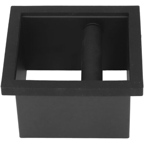 Coffee Knock Box Grounds Disposal Bin Bottomless Embedded Flat Mouth Stainless Steel