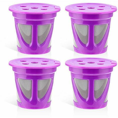 Coffee Machine Accessories Reusable K Cups Compatible with Keurig Coffee Maker - Refillable K-cup - Black
