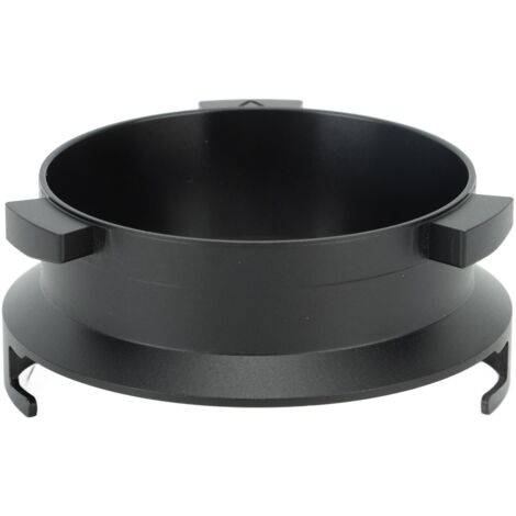 Coffee Powder Ring 51mm Aluminium Alloy Hands Free Dosing Funnel For Delonghi 9 Series 9335 9155 9355 9665 Black
