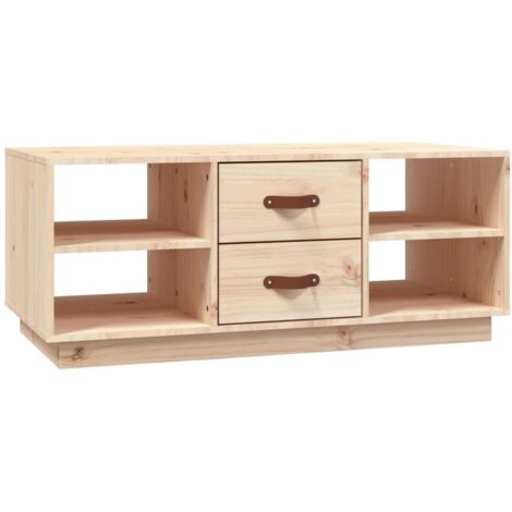 Coffee Table 100x50x41 cm Solid Wood Pine vidaXL
