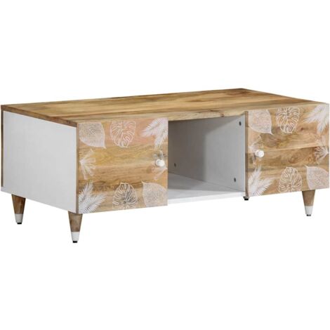 Coffee Table 100x54x40 cm Solid Wood Mango vidaXL