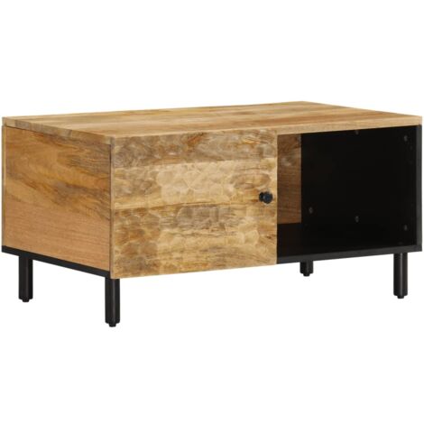 Coffee Table 80x50x40 cm Solid Wood Mango vidaXL
