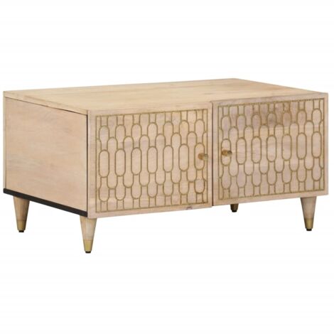Coffee Table 80x50x40 cm Solid Wood Mango vidaXL
