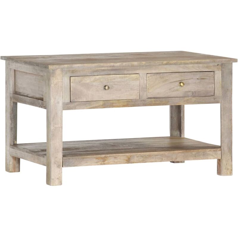 Vidaxl - Coffee Table 82x52x47 cm Solid Mango Wood