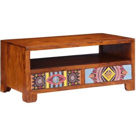 Coffee Table 90x50x40 cm Solid Wood Acacia vidaXL
