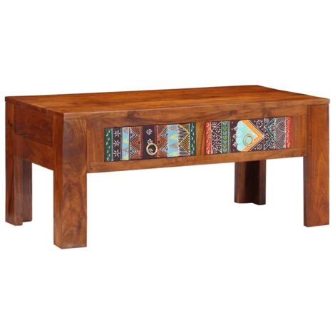 Coffee Table 90x50x40 cm Solid Wood Acacia vidaXL