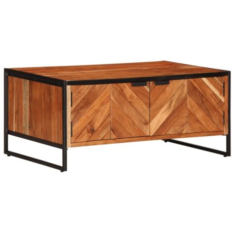 Coffee Table 90x55x40 cm Solid Wood Acacia vidaXL
