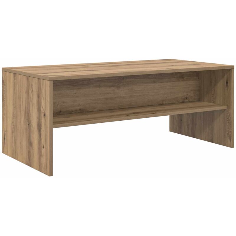 Coffee Table Artisan Oak 100 X 50 X 40 Cm Engineered Wood Vidaxl