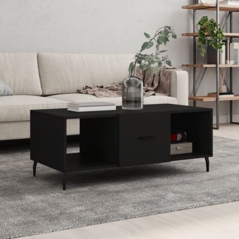 Coffee Table Black 102x50x40 cm Engineered Wood vidaXL