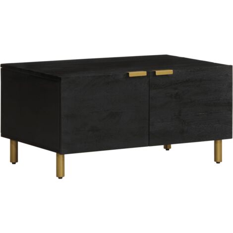 Coffee Table Black 80x50x40 cm Engineered Wood vidaXL