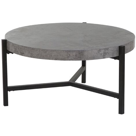Coffee Table BONITA Grey Concrete Effect