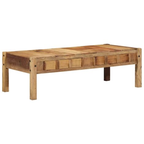 Coffee Table Brown 110 x 55 x 35 cm Solid Reclaim wood vidaXL