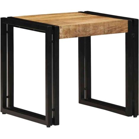 Coffee Table Brown 40 x 40 x 38 cm Solid mango wood vidaXL