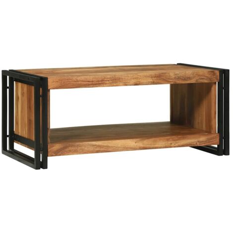 Coffee Table Brown 90 x 50 x 38 cm Solid acacia wood vidaXL
