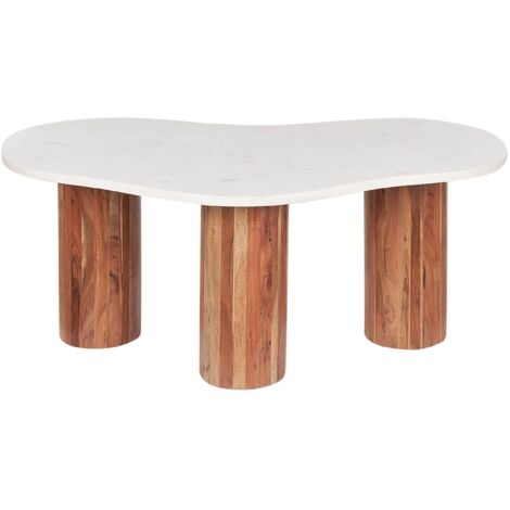 Coffee Table CASABLANCA Marble White
