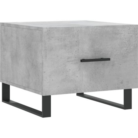 Coffee Table Concrete Grey 50x50x40 cm Engineered Wood vidaXL