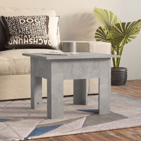Coffee Table Concrete Grey 55x55x42 cm Engineered Wood vidaXL