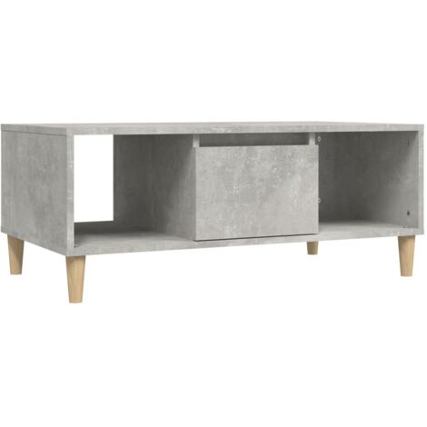 Coffee Table Concrete Grey 90x50x36,5 cm Engineered Wood vidaXL
