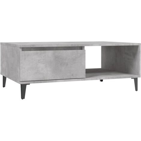 Coffee Table Concrete Grey 90x60x35 cm Engineered Wood vidaXL