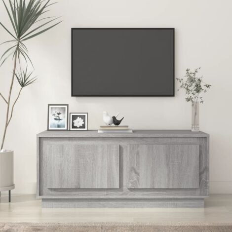 Coffee Table Grey Sonoma 102x50x44 cm Engineered Wood vidaXL