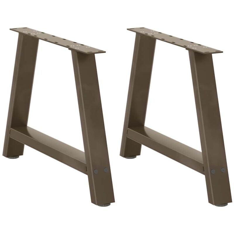 Coffee Table Legs A-Shaped 2 pcs 60x(42-43) cm Steel vidaXL